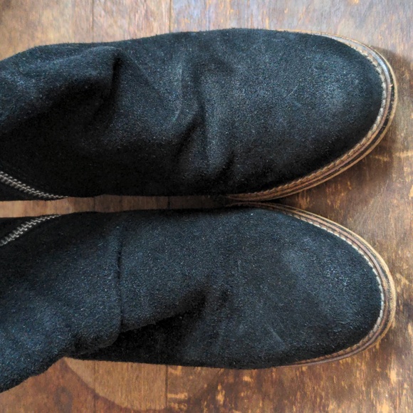 Jeffrey Campbell Suede Ruched Bi-Zip Booties - Picture 10 of 14